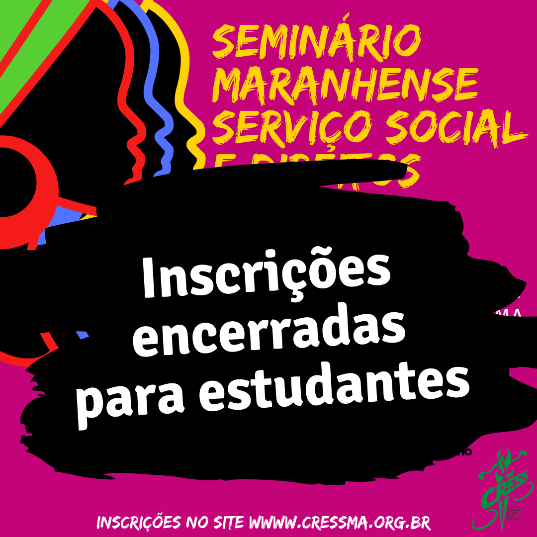 Seminário SS e Direitos Humanos - inscrições encerradas estudantes