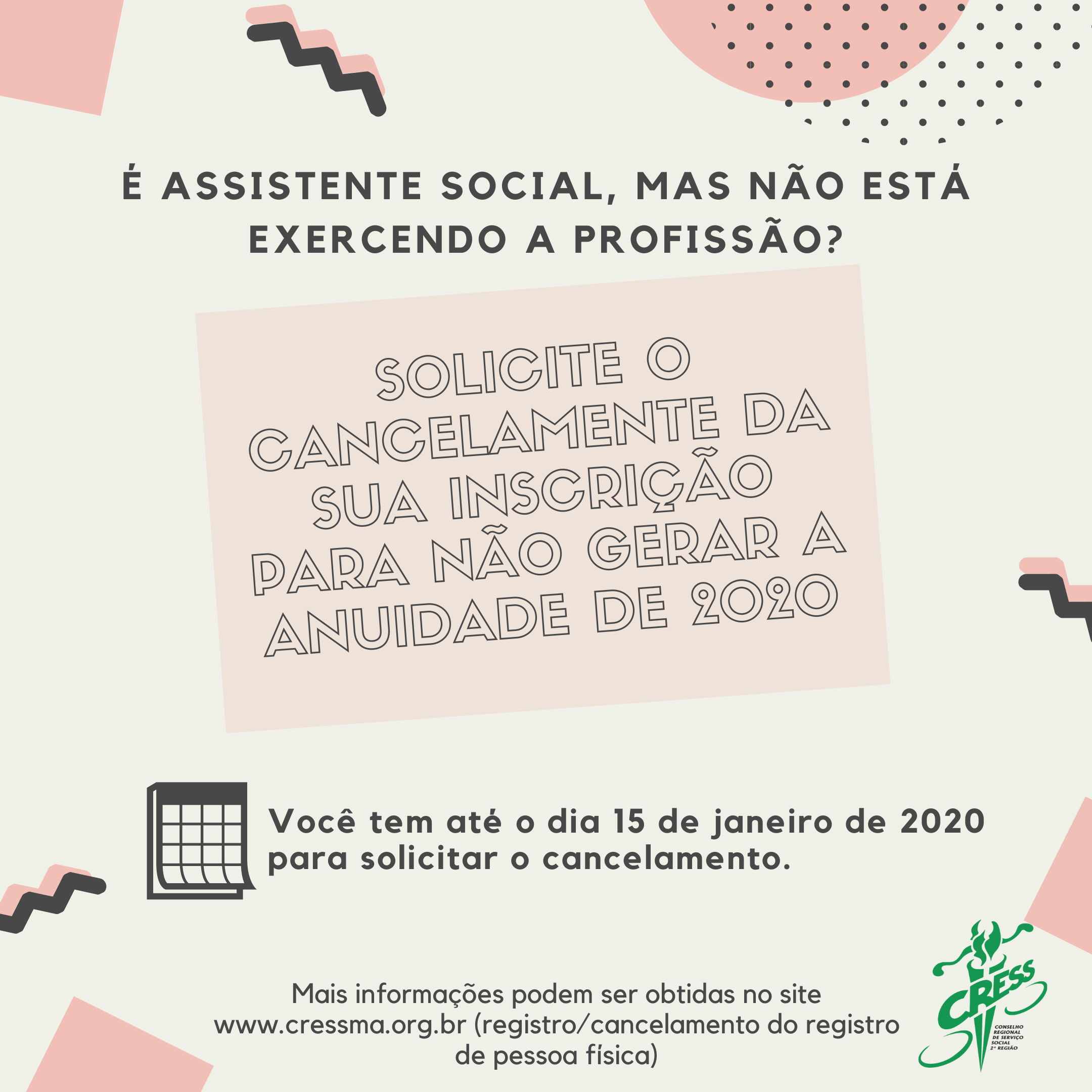 Cancelamento do registro de pessoa física