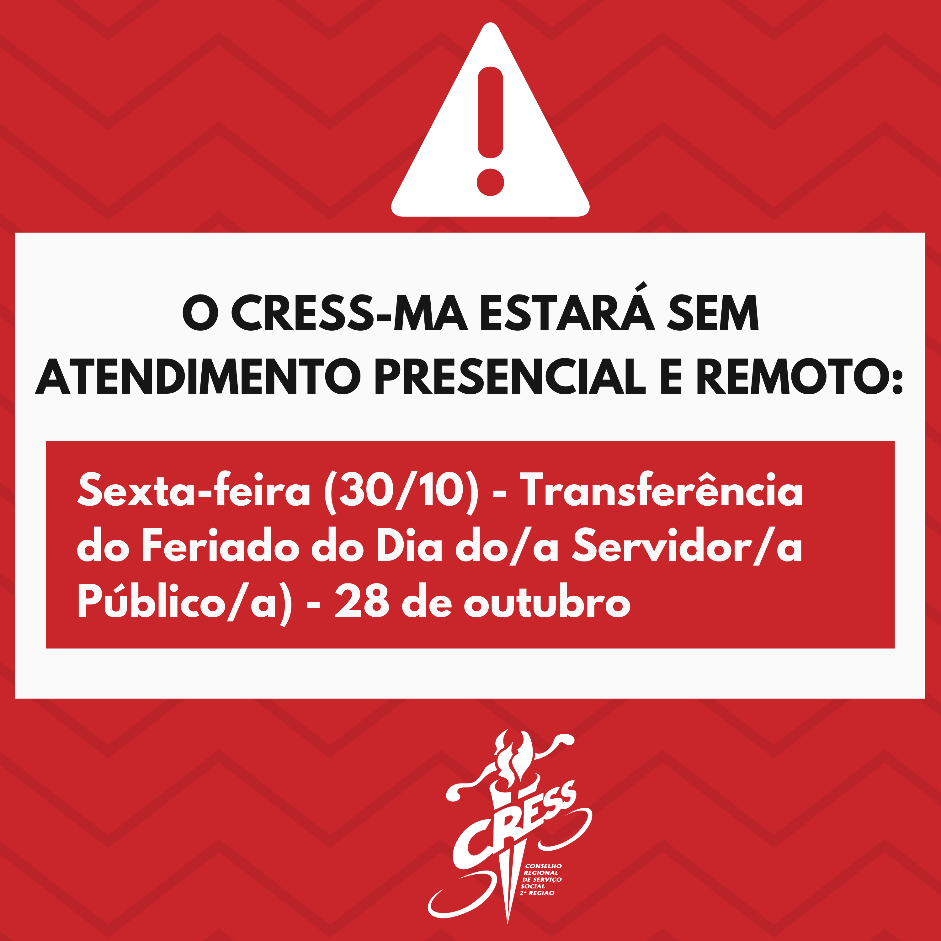 AVISO feriado