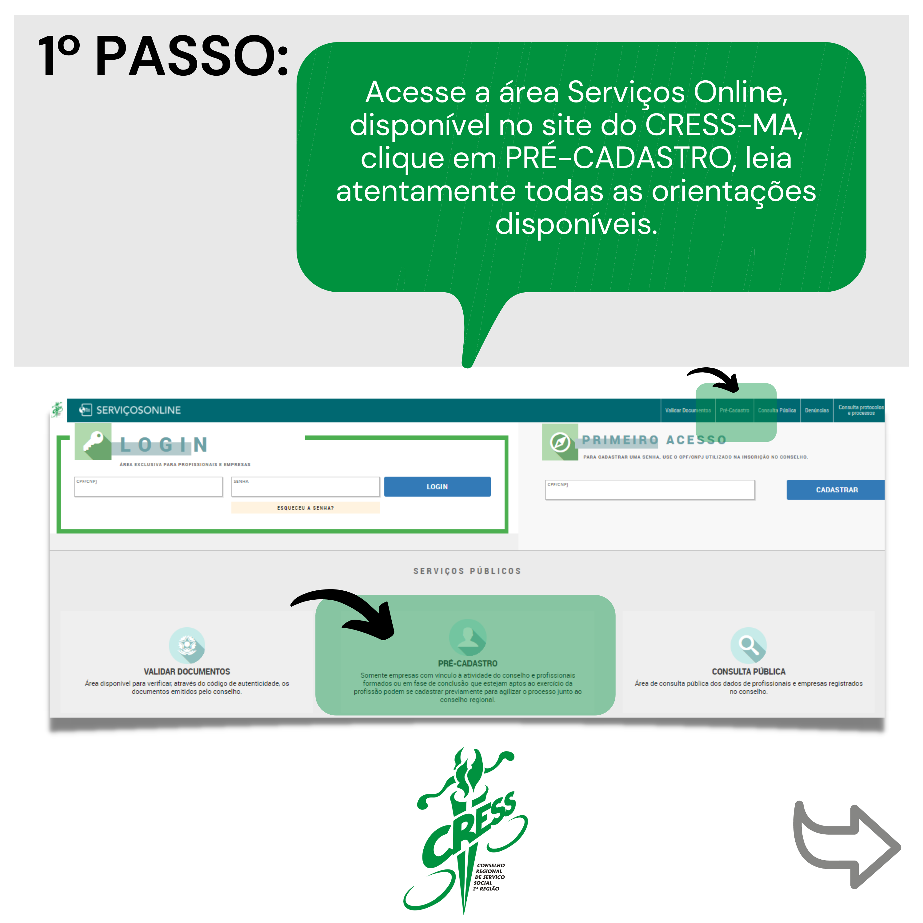 Serviços On-line do CRESS/SC. Atualize seus dados! 