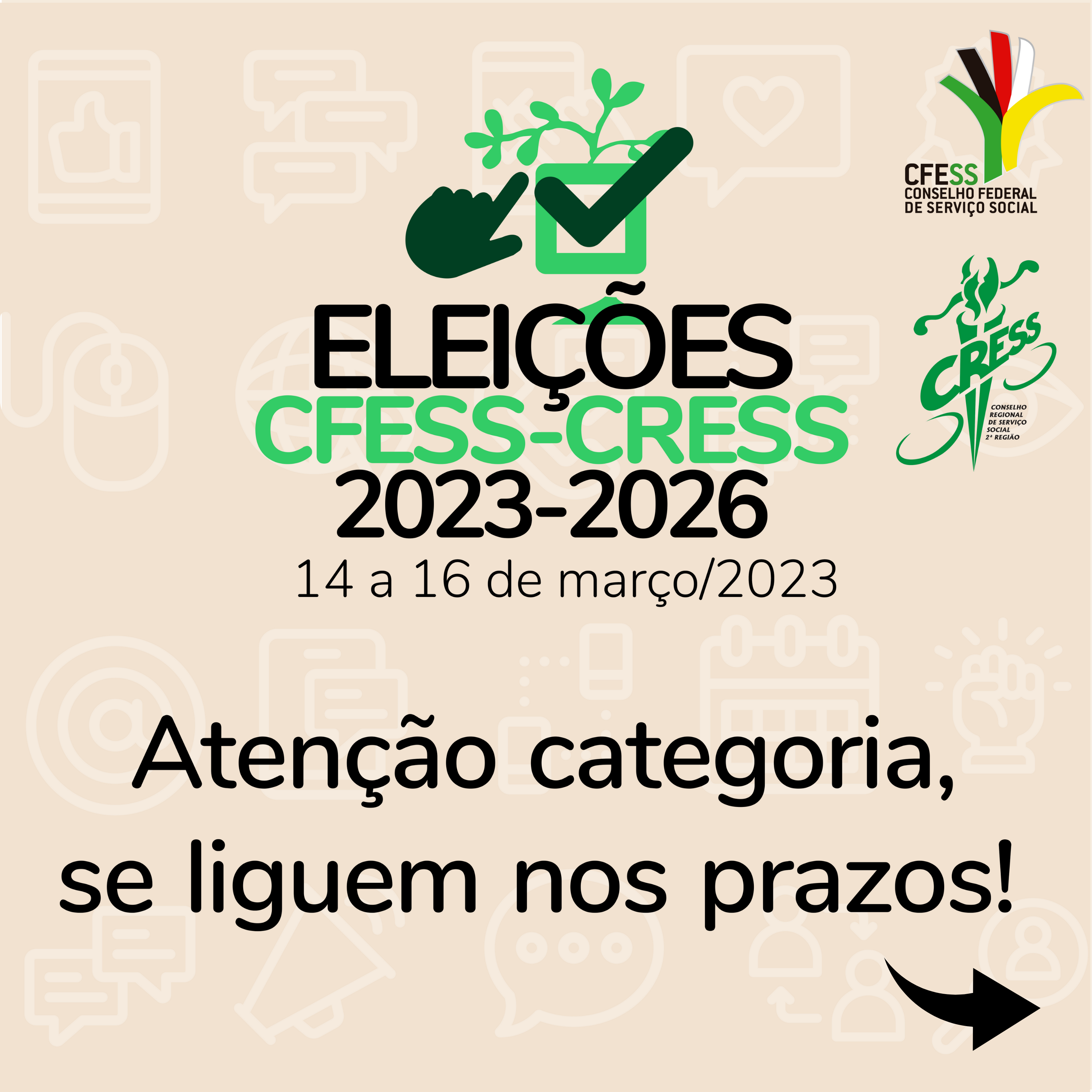 ELEIÇÕES CFESS-CRESS: A VOTAÇÃO ON-LINE COMEÇOU!