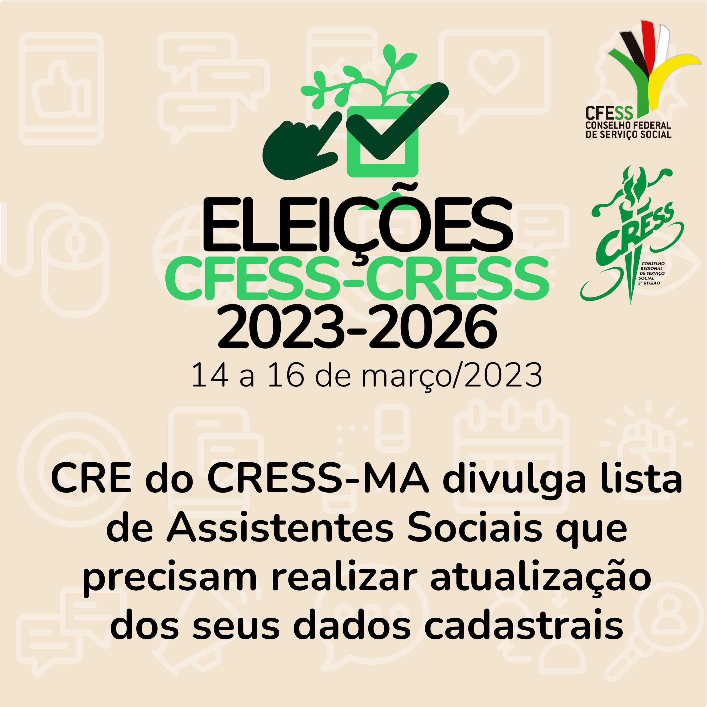 Eleições 2023 atualização cadastral