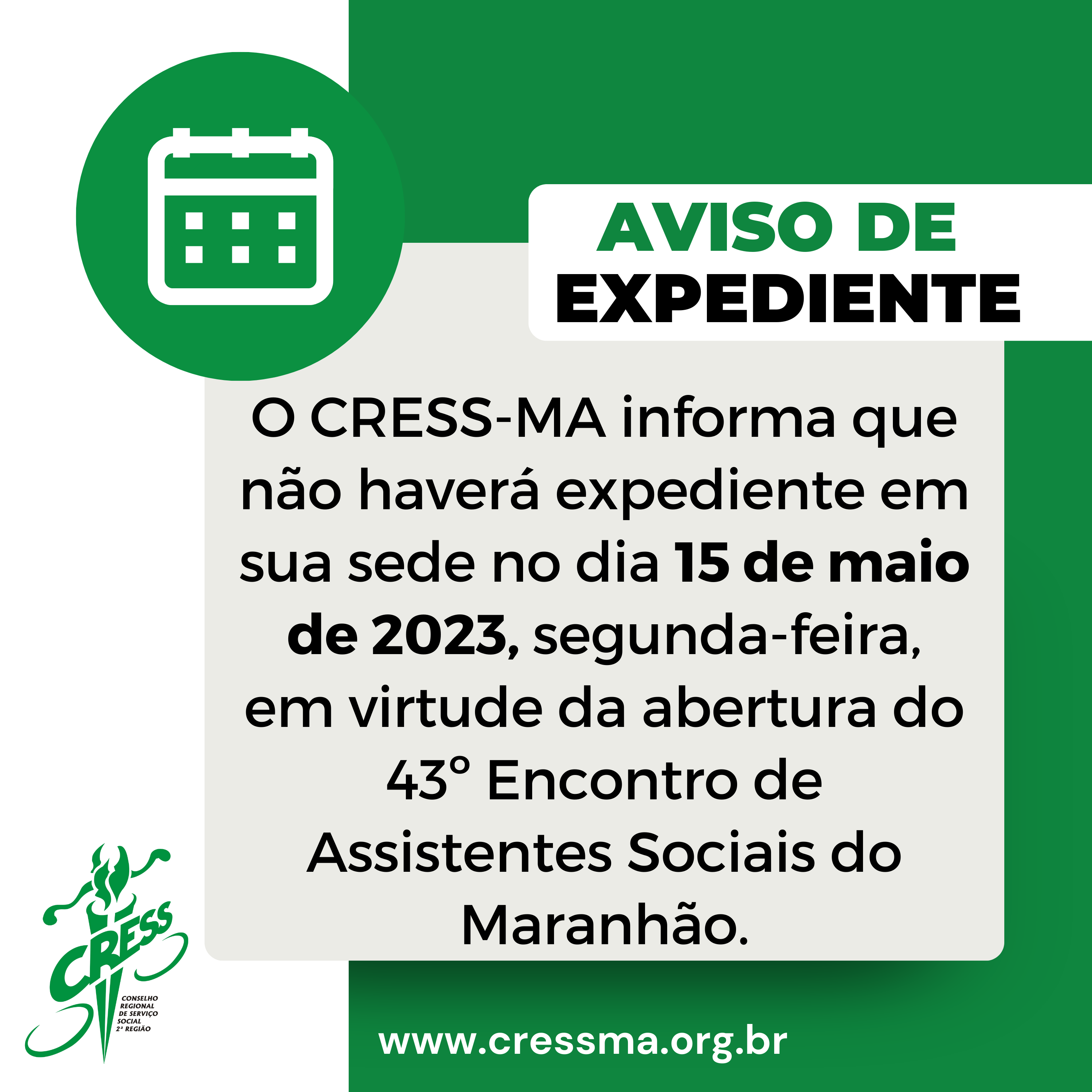 COMUNICADOS  dia do assistente social