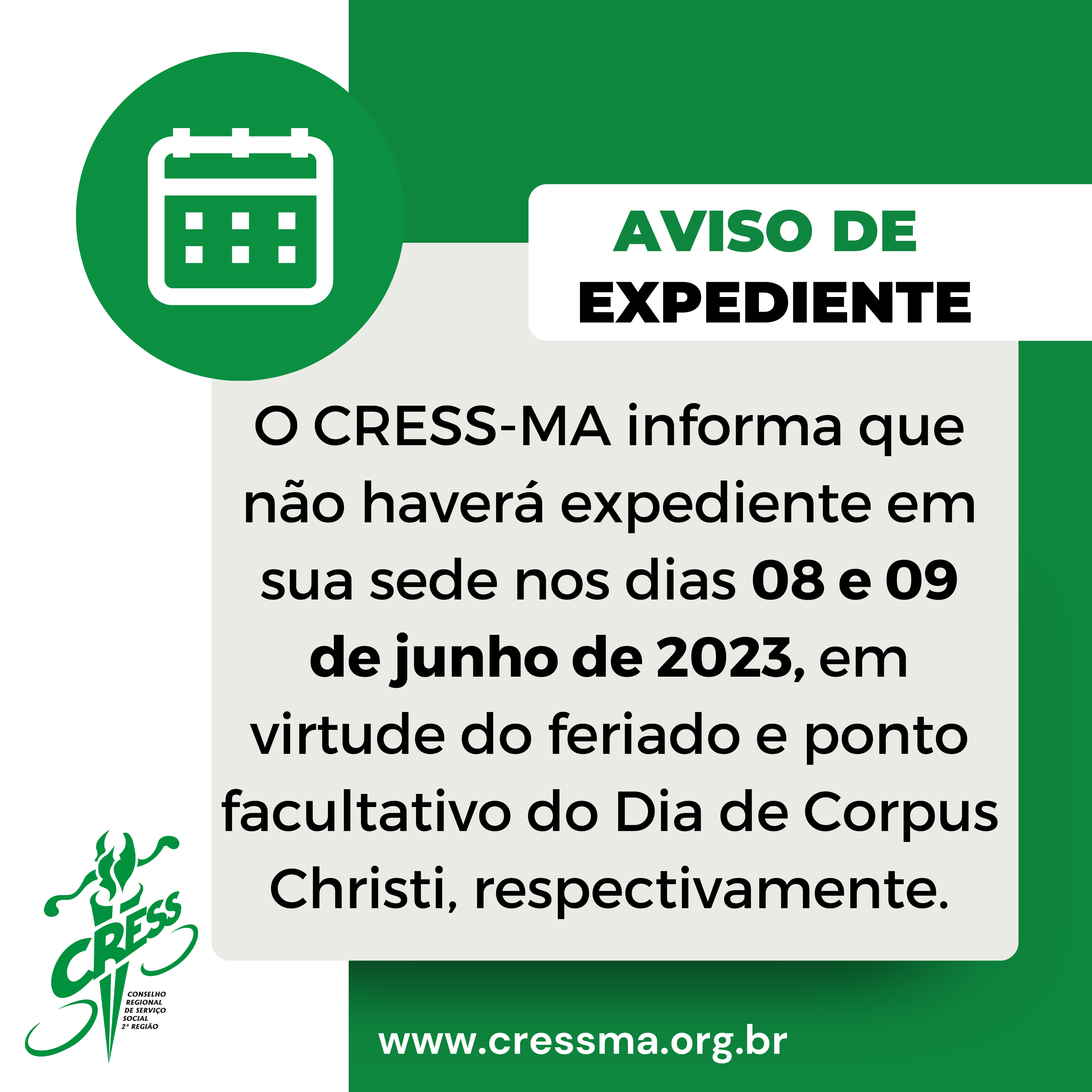 COMUNICADOS 2023 - corpos christi