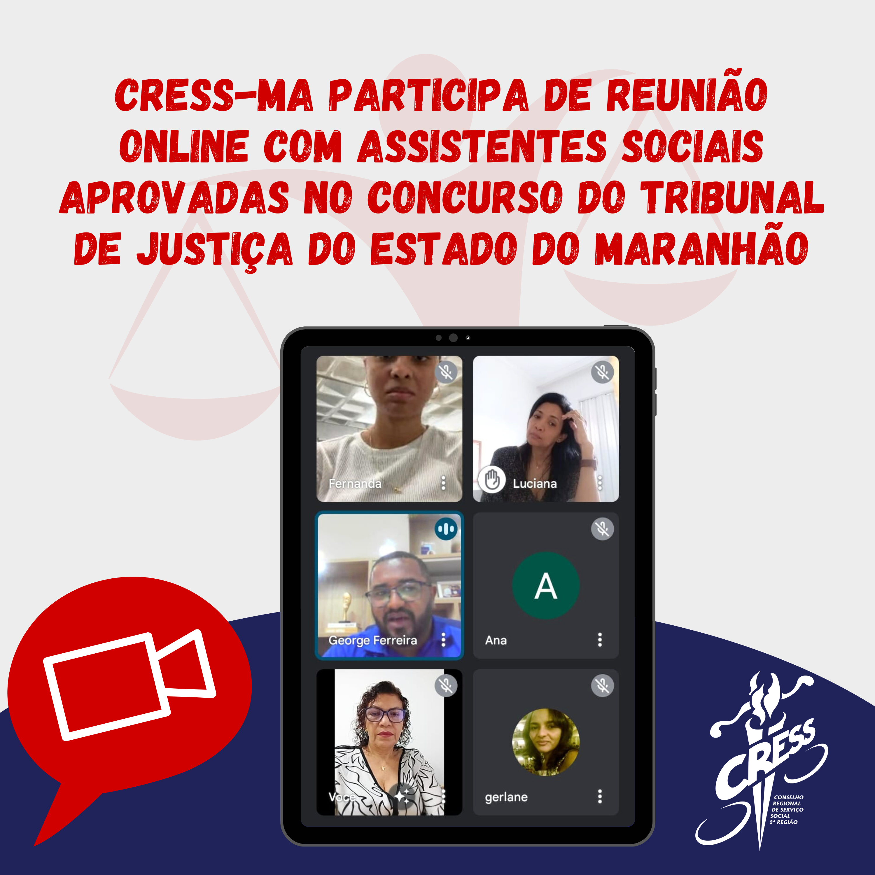 Reunião aprovadas no concurso TJ