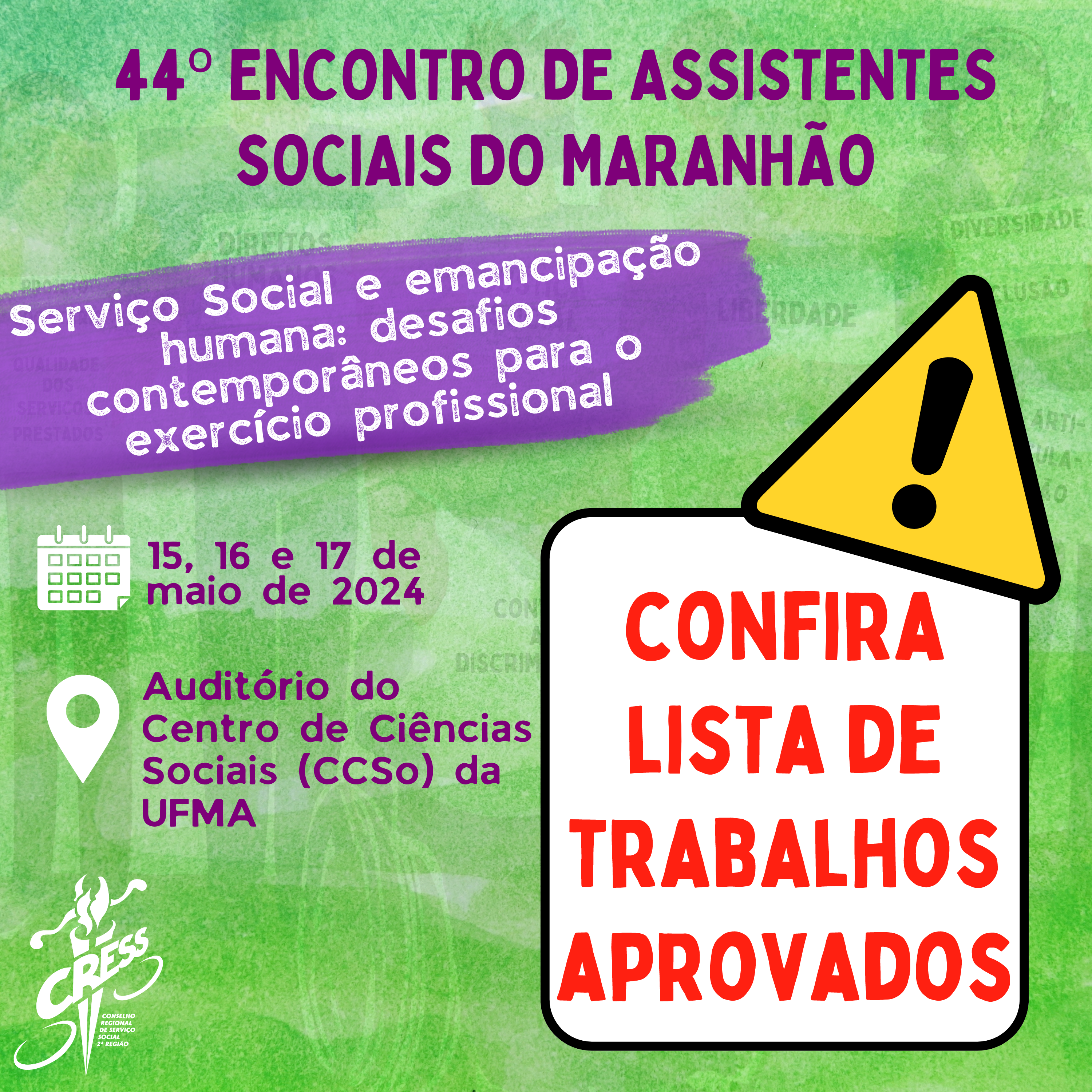 44º Encontro de AS FINAL -  apresentação de trabalhos