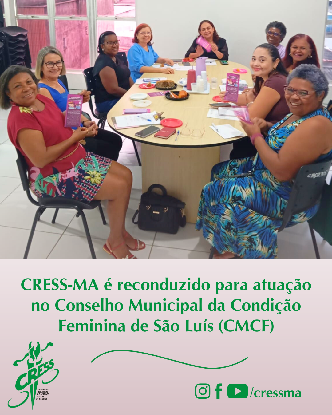 CRESS-MA é reconduzido para atuação no CMCF